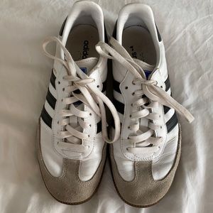 Adidas Samba sneakers white with black stripe